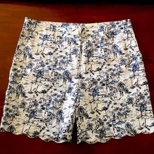 Sale! Talbots shorts / Size 10 / Blue and white